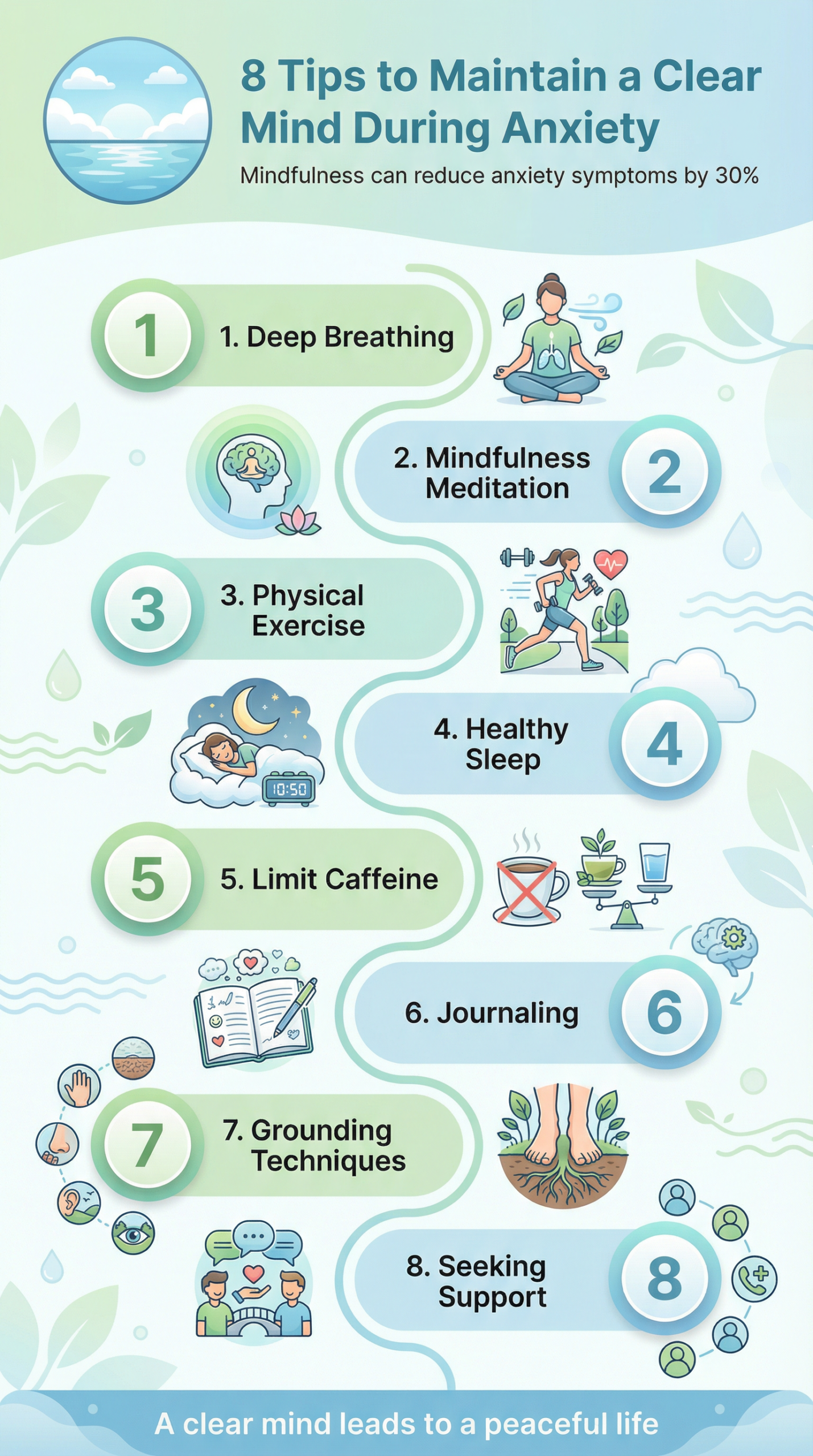 “8 Tips to Maintain a Clear Mind During Anxiety”